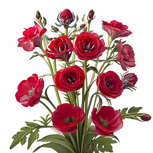 Butterfly Hades Persian Buttercup