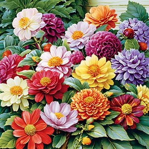 Mixed Border Dahlia