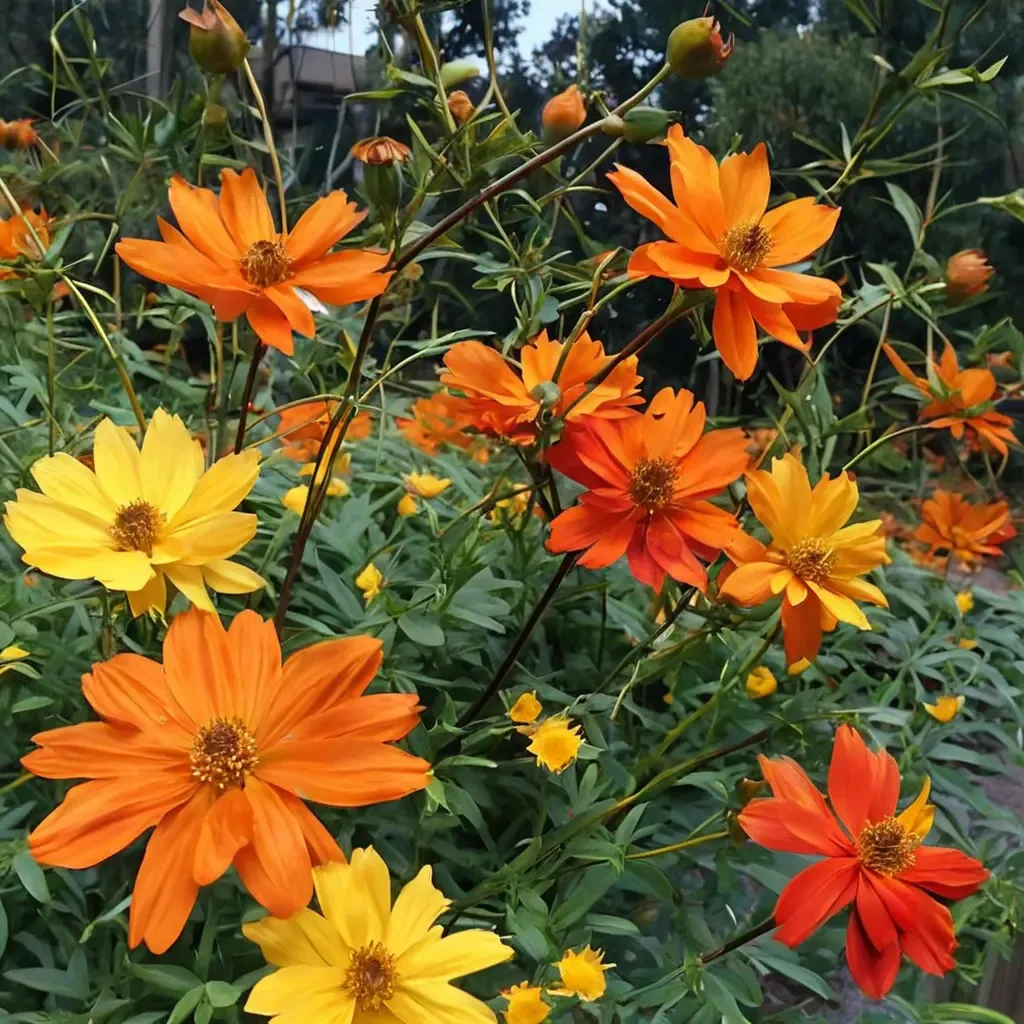 Sulphur Cosmos