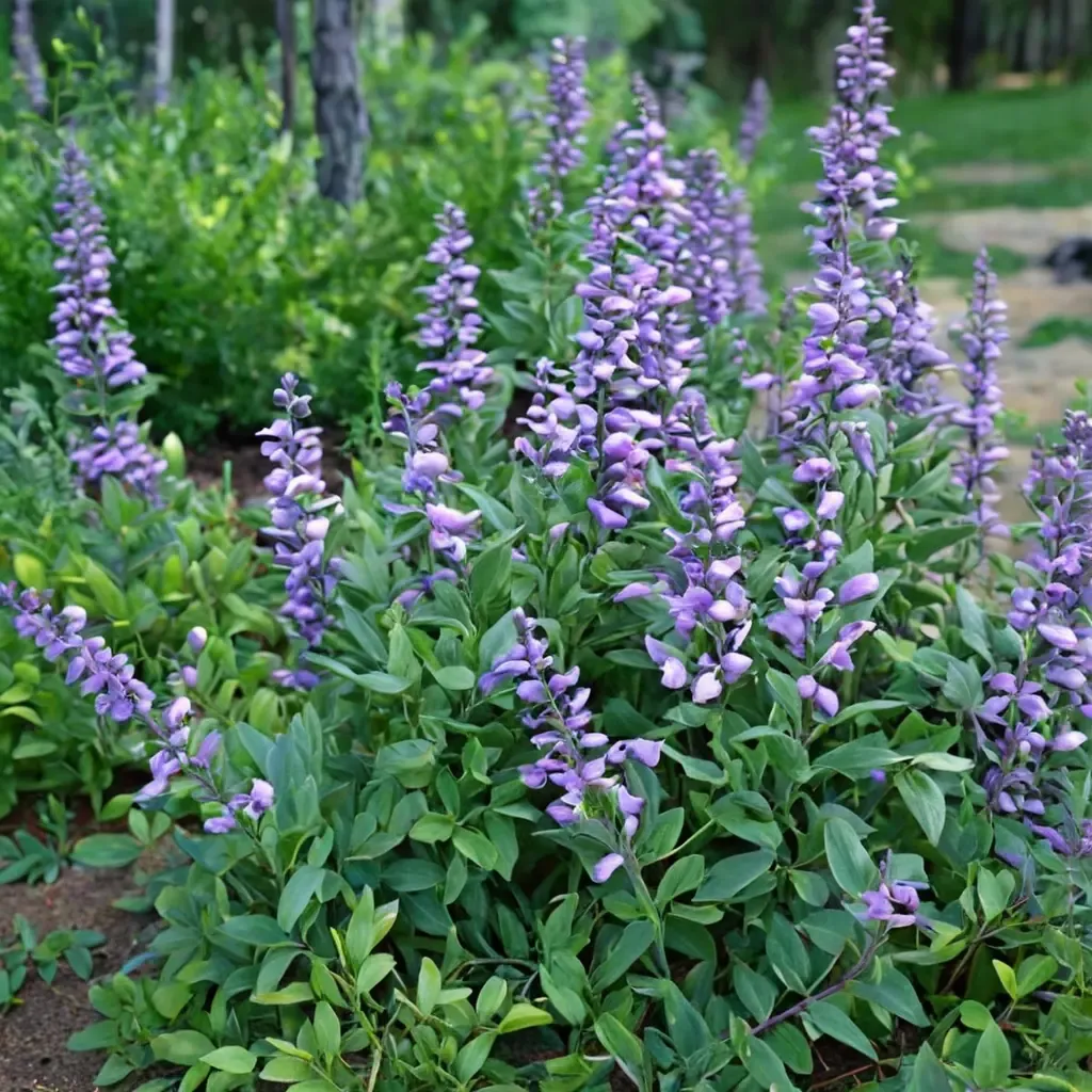 Purple Smoke False Indigo