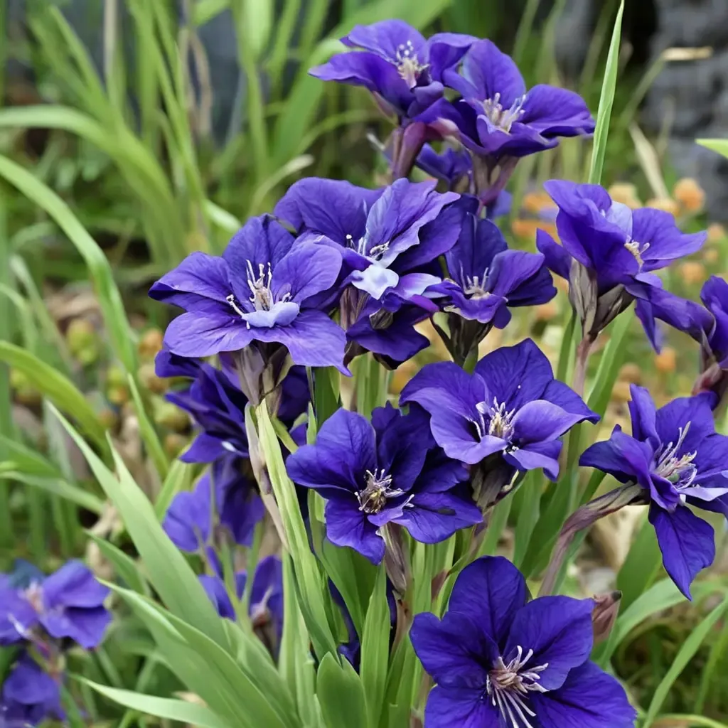 Ruffled Velvet Siberian Iris