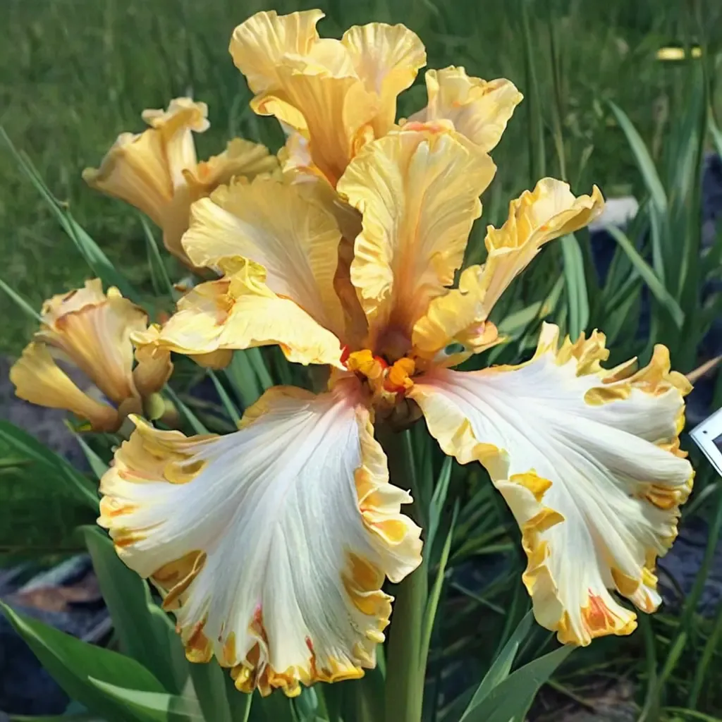 Champagne Waltz Yellow Flag Iris