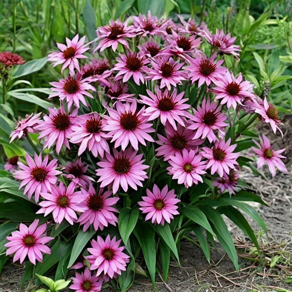 The Fuchsia is Bright Coneflower