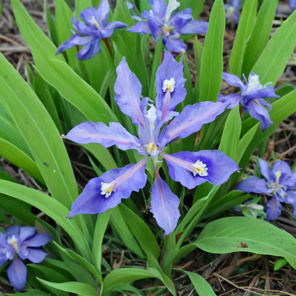 Navy Blue Crested Iris