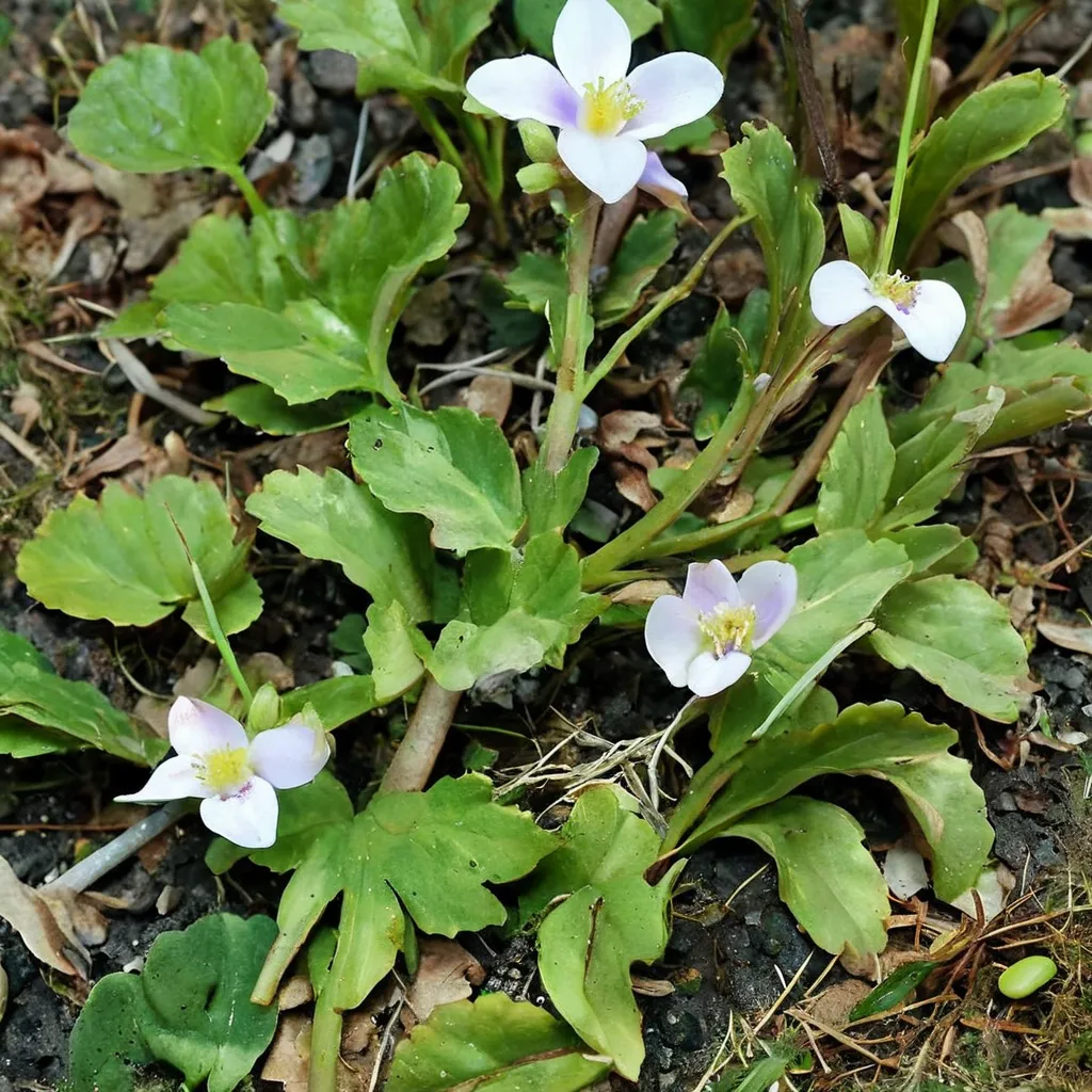 White Creeping Mazus