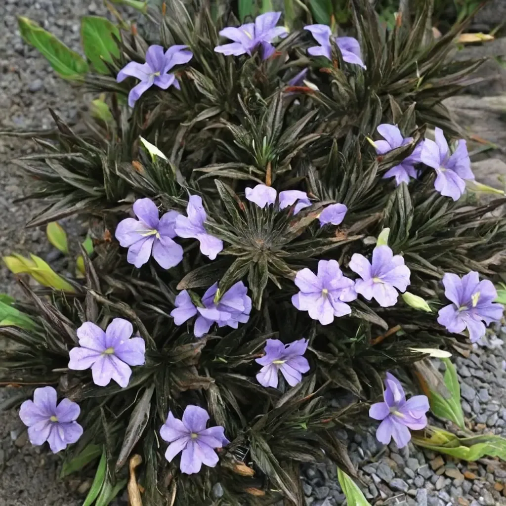 Black Beauty Ruellia, Wild Petunia