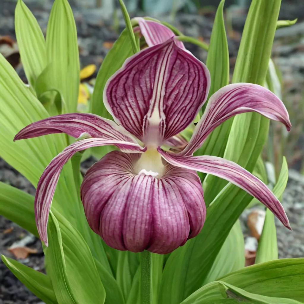 Large-flowered Lady's Slipper