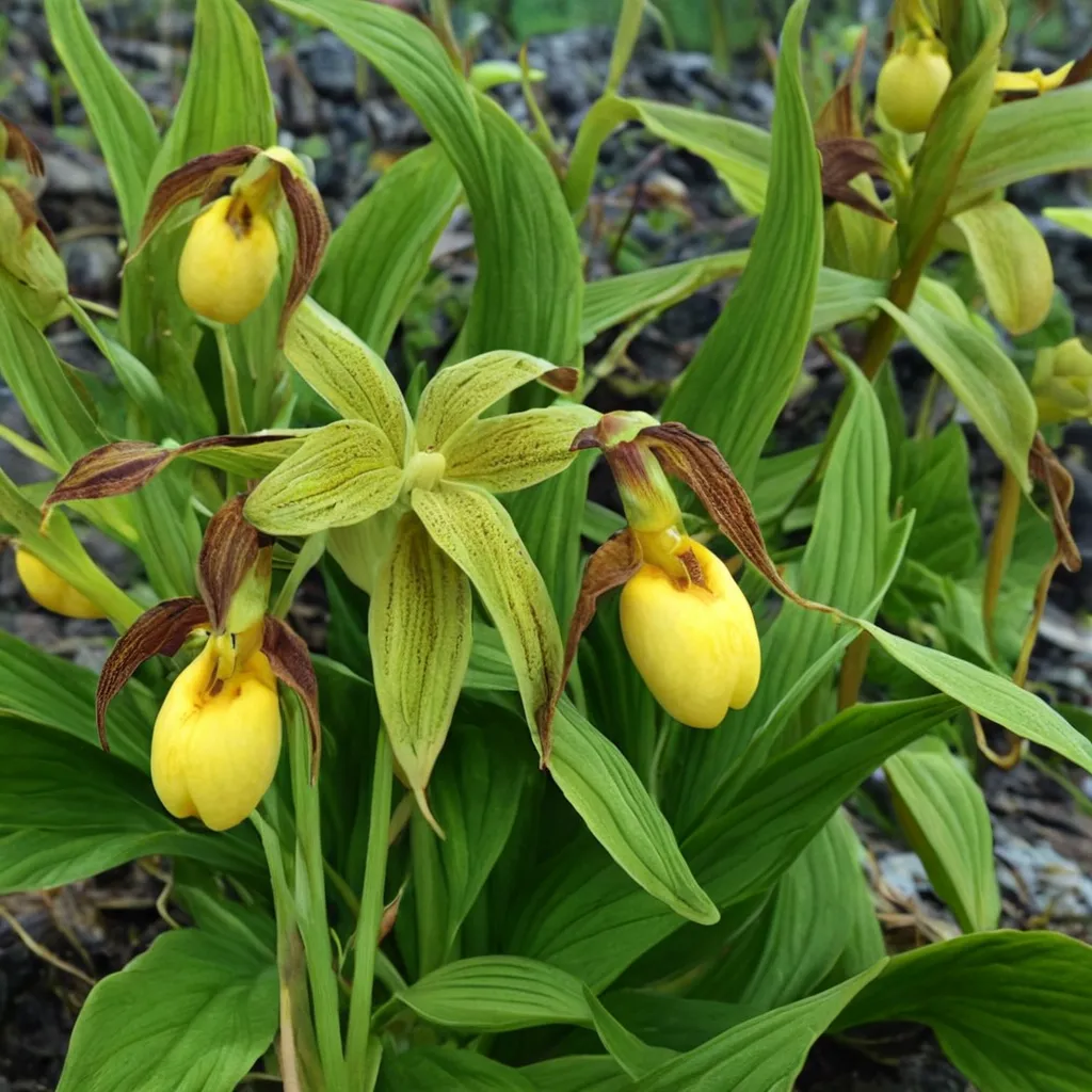 Yellow Lady's Slipper
