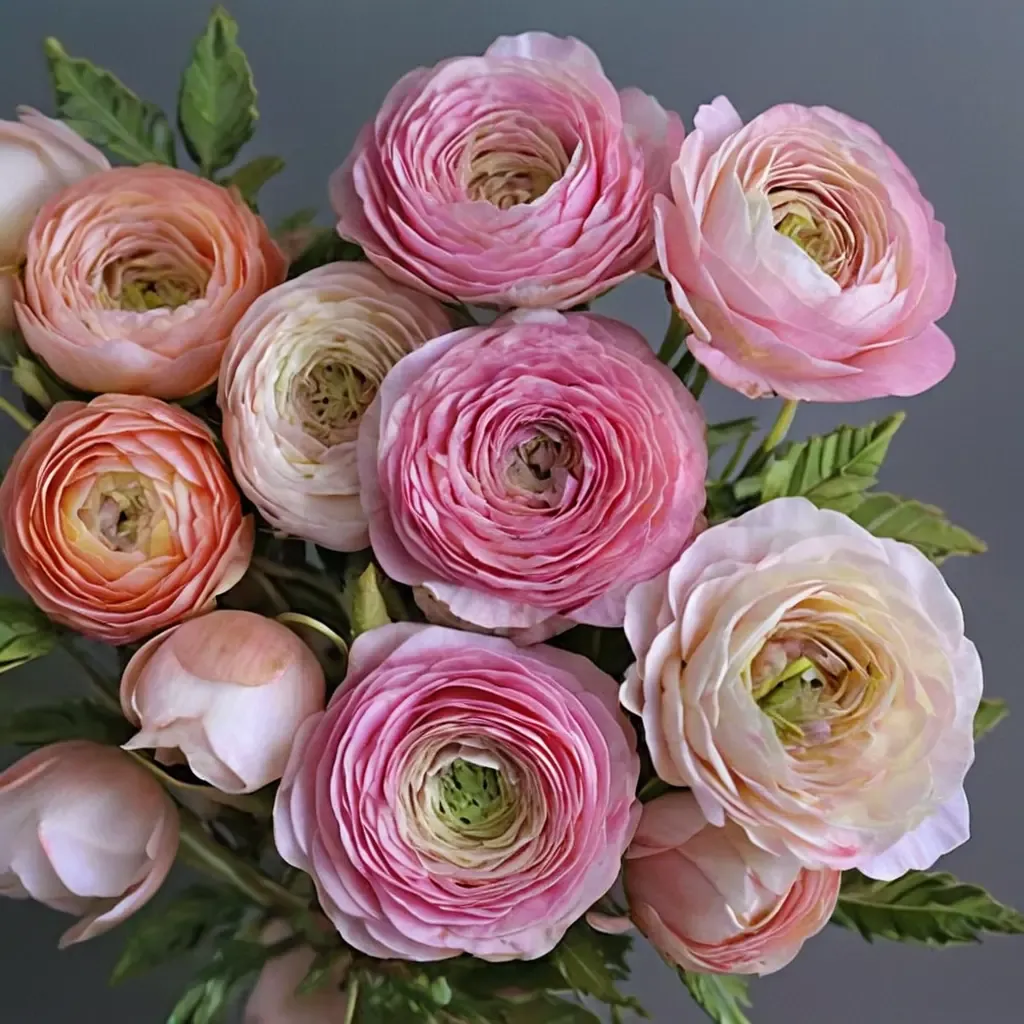 Persian Buttercup 'Amandine Pastel Pink'