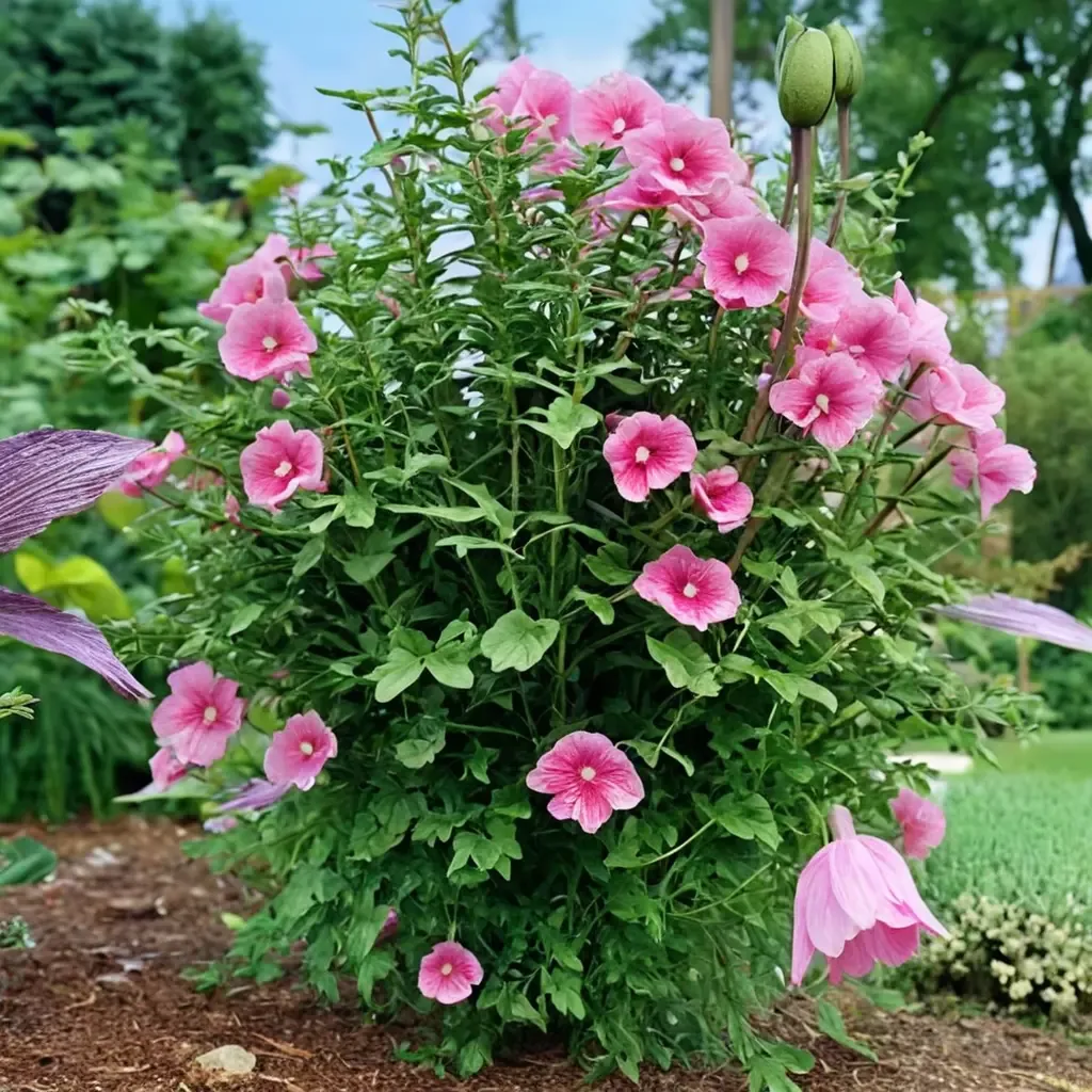 Red Pillar Rose-of-Sharon