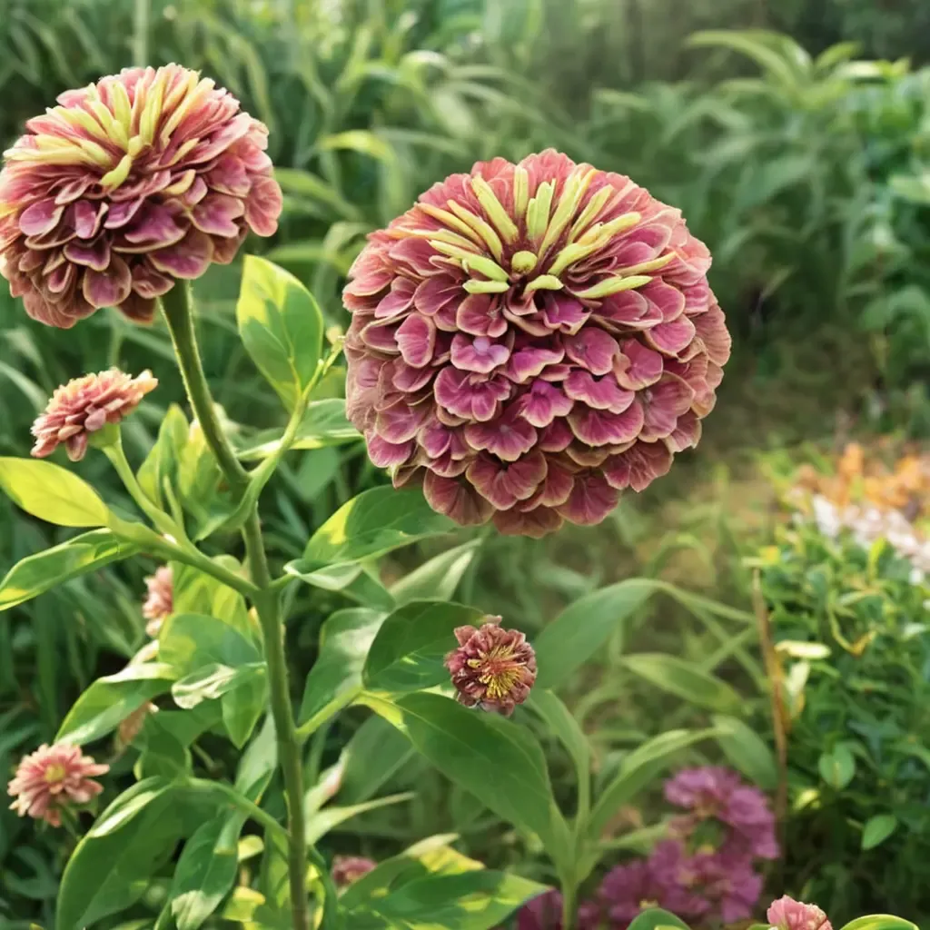 Queen Red Lime Zinnia