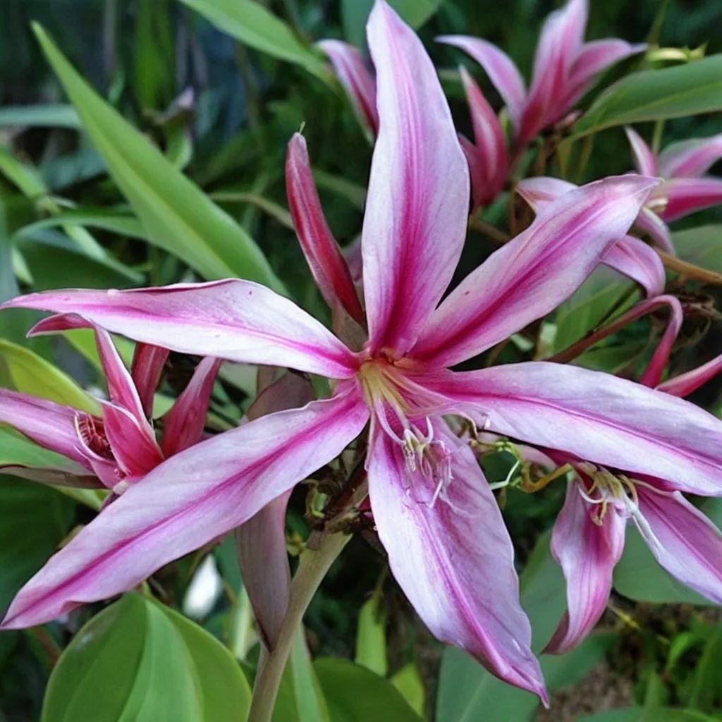 Crinum x herbertii Carnival