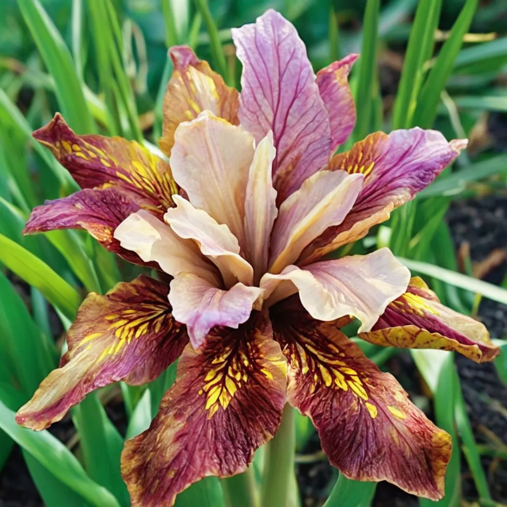 Siberian Iris 'Paprikash'