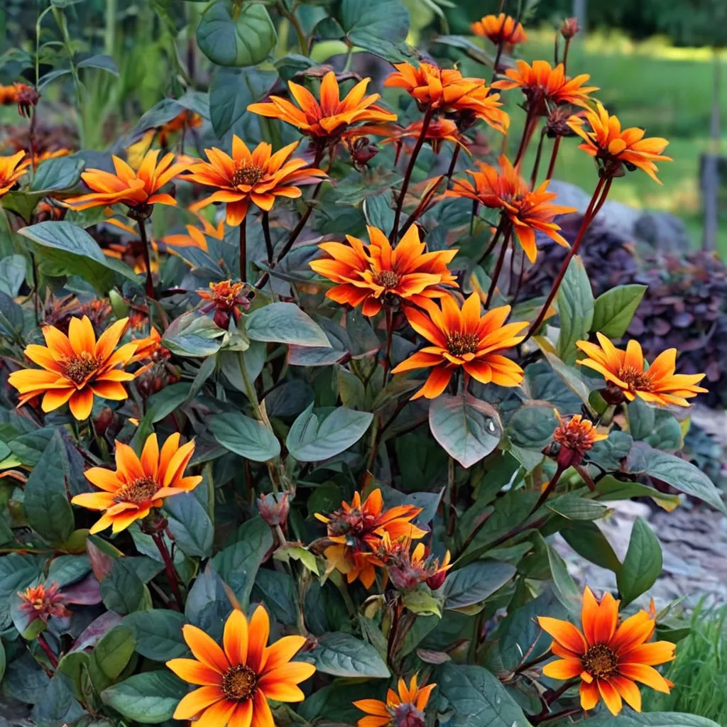 False Sunflower Bleeding Hearts