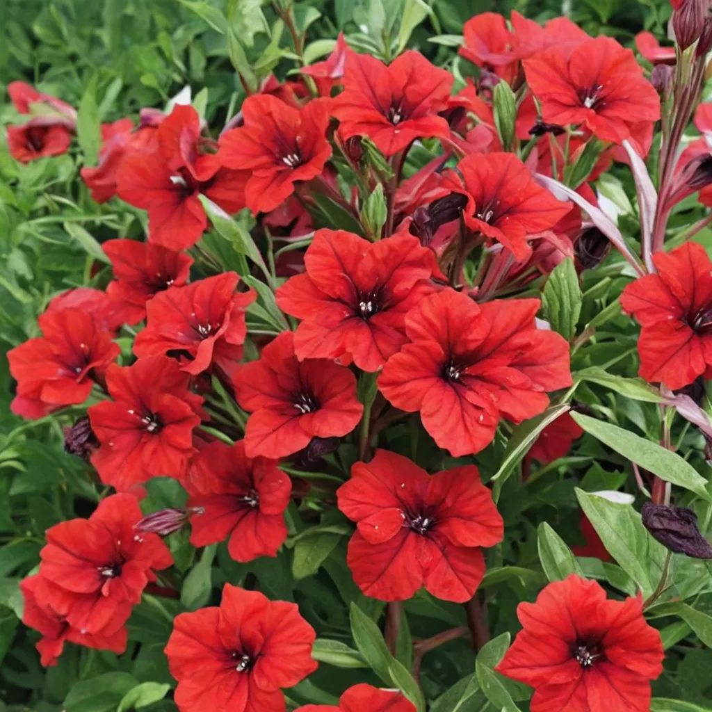 Deep Red Petunia