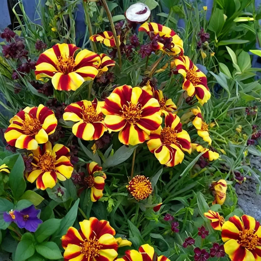 African Marigold 'Harlequin'