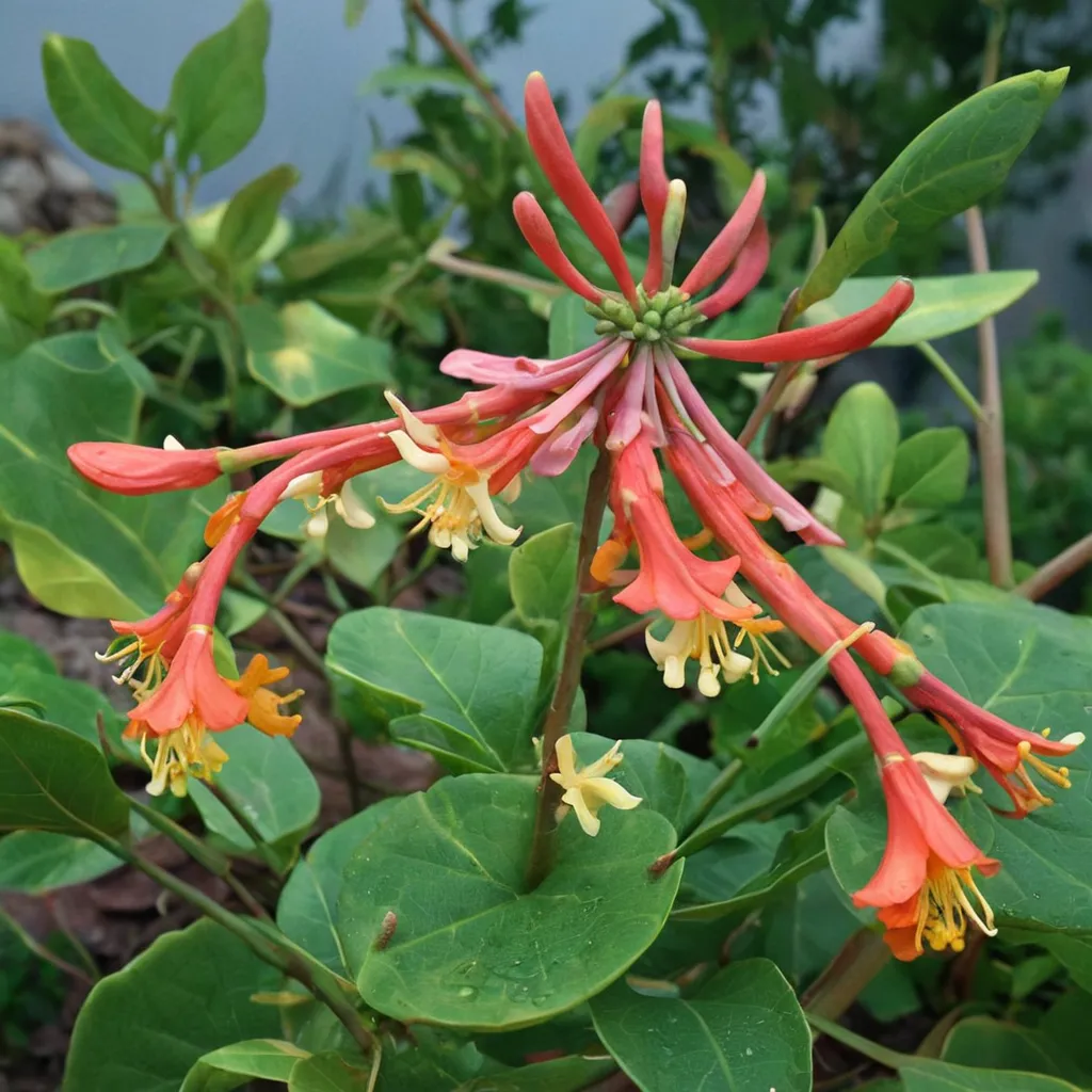 Dropmore Scarlet Honeysuckle
