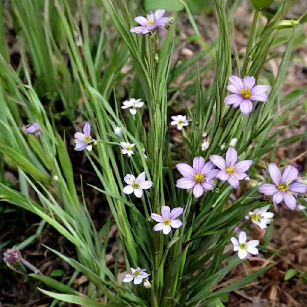 White Bermuda Blue-eyed Grass