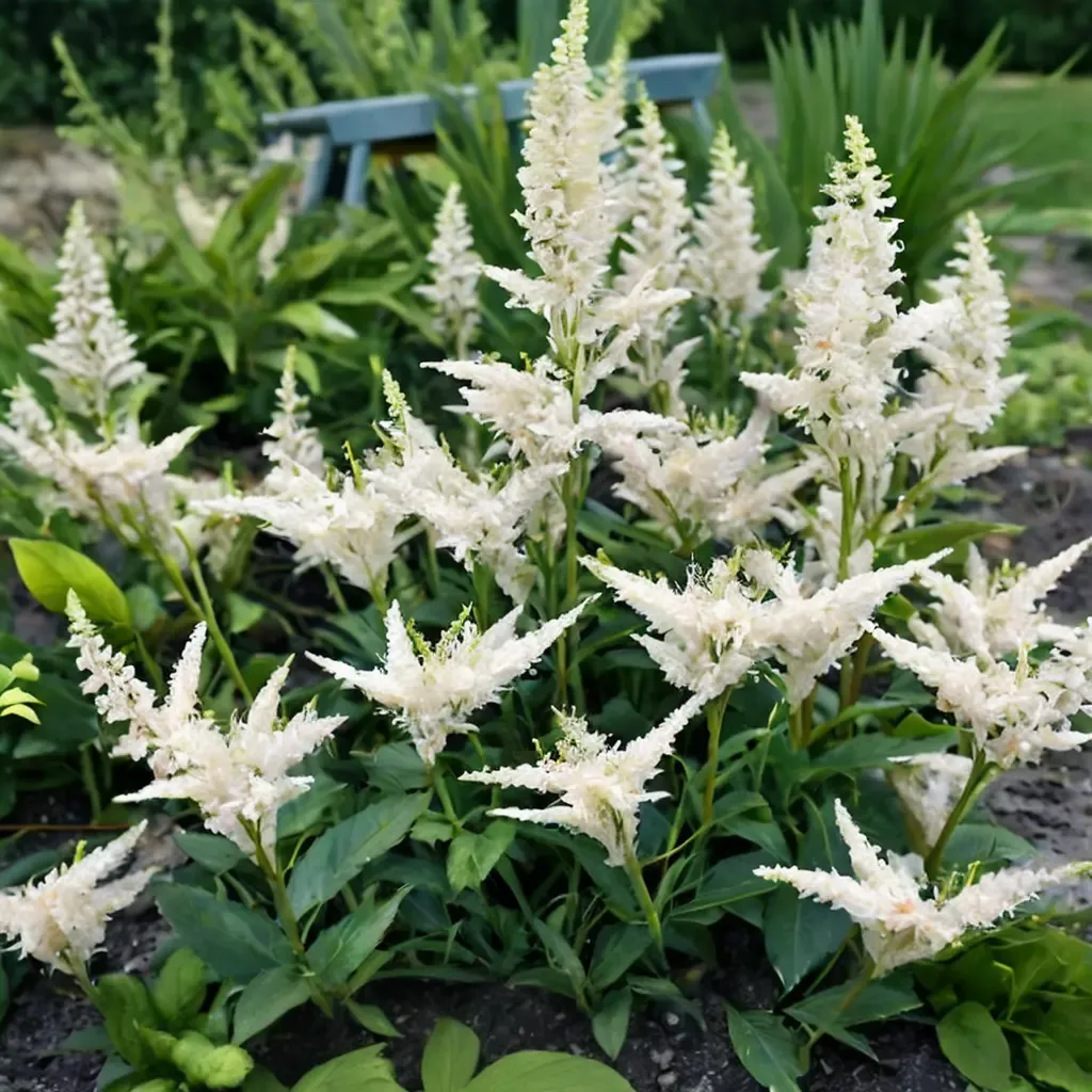 Visions in White Astilbe