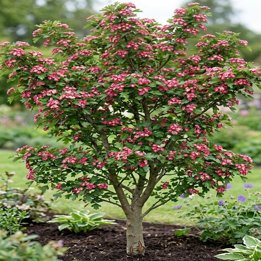 Crimson Cloud English Hawthorn