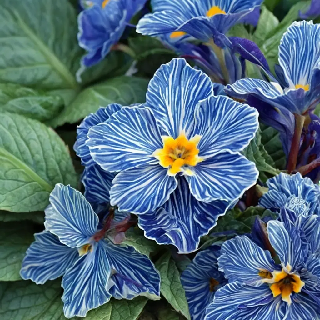 Blue Zebra Primrose