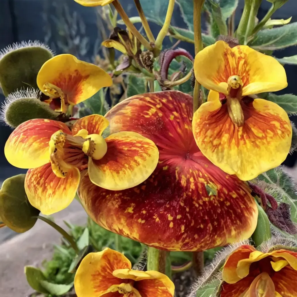 Chilean Gold Pocketbook Plant