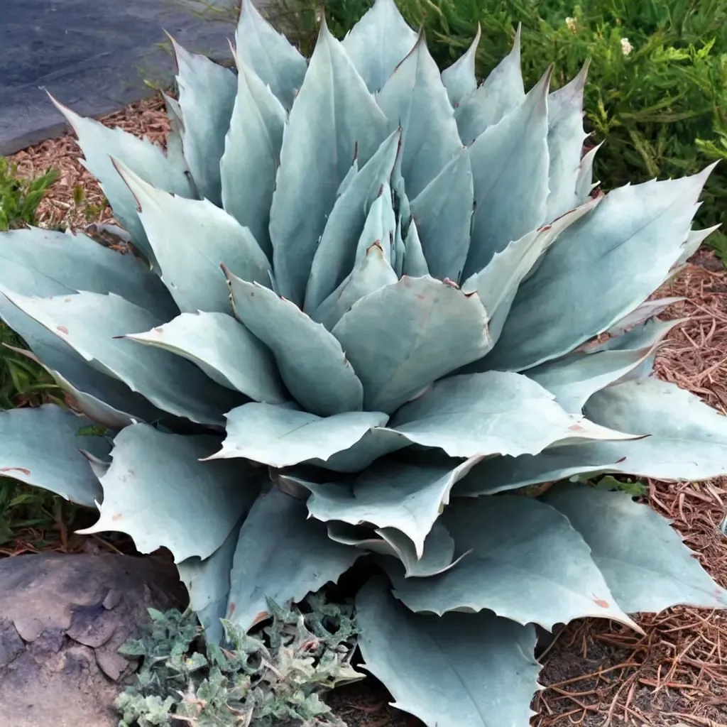 Frosty Blue Whale's Tongue Agave
