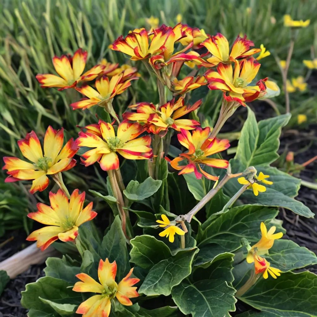 Oakleaf Yellow Picotee Primrose