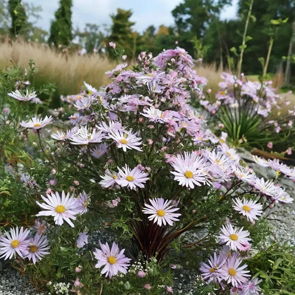 Pink Star Aster Heath Aster