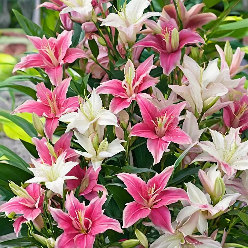 Double Oriental Lily Mix