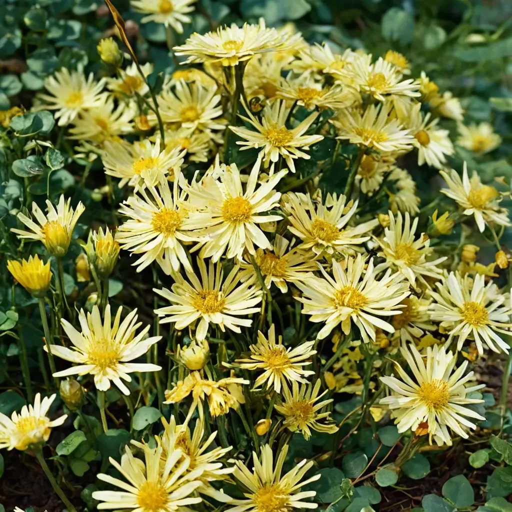 Yellow Quill Mammoth Mum