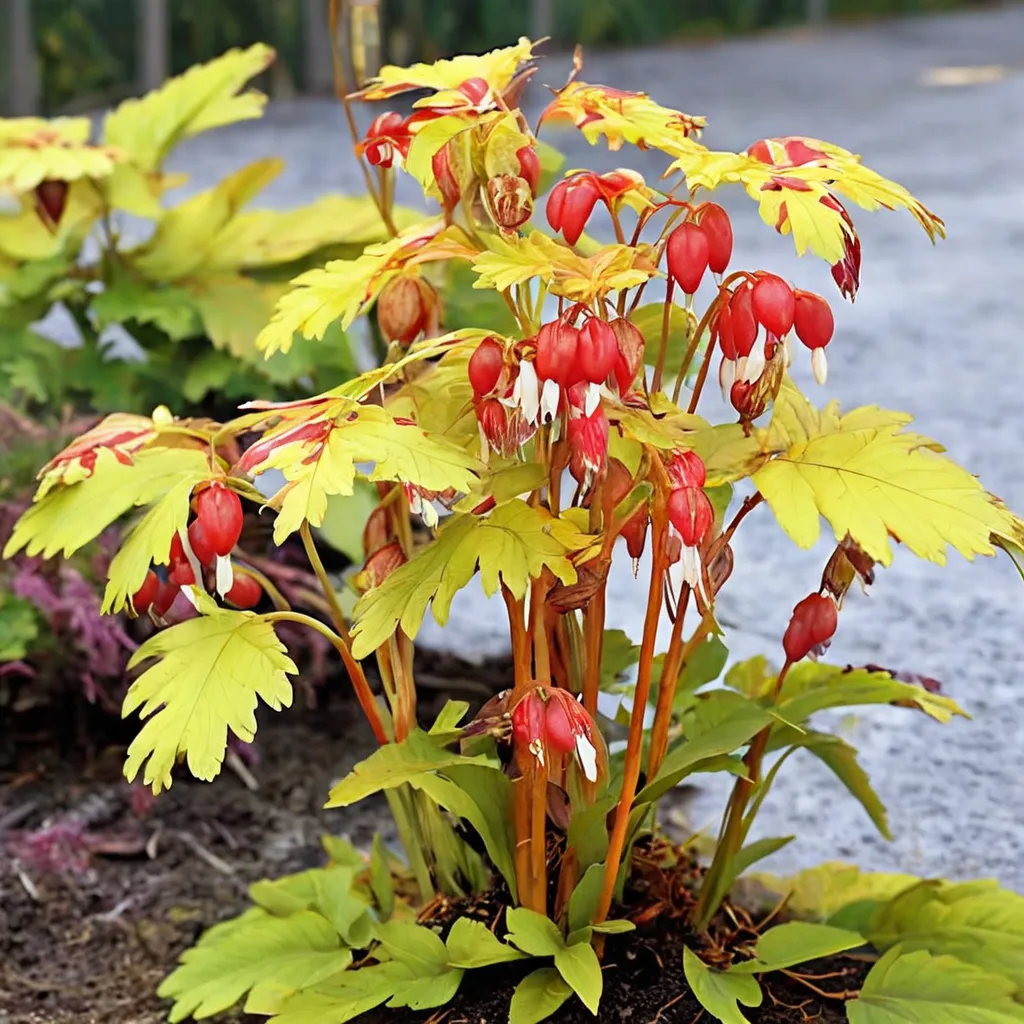 Bleeding Heart Ruby Gold