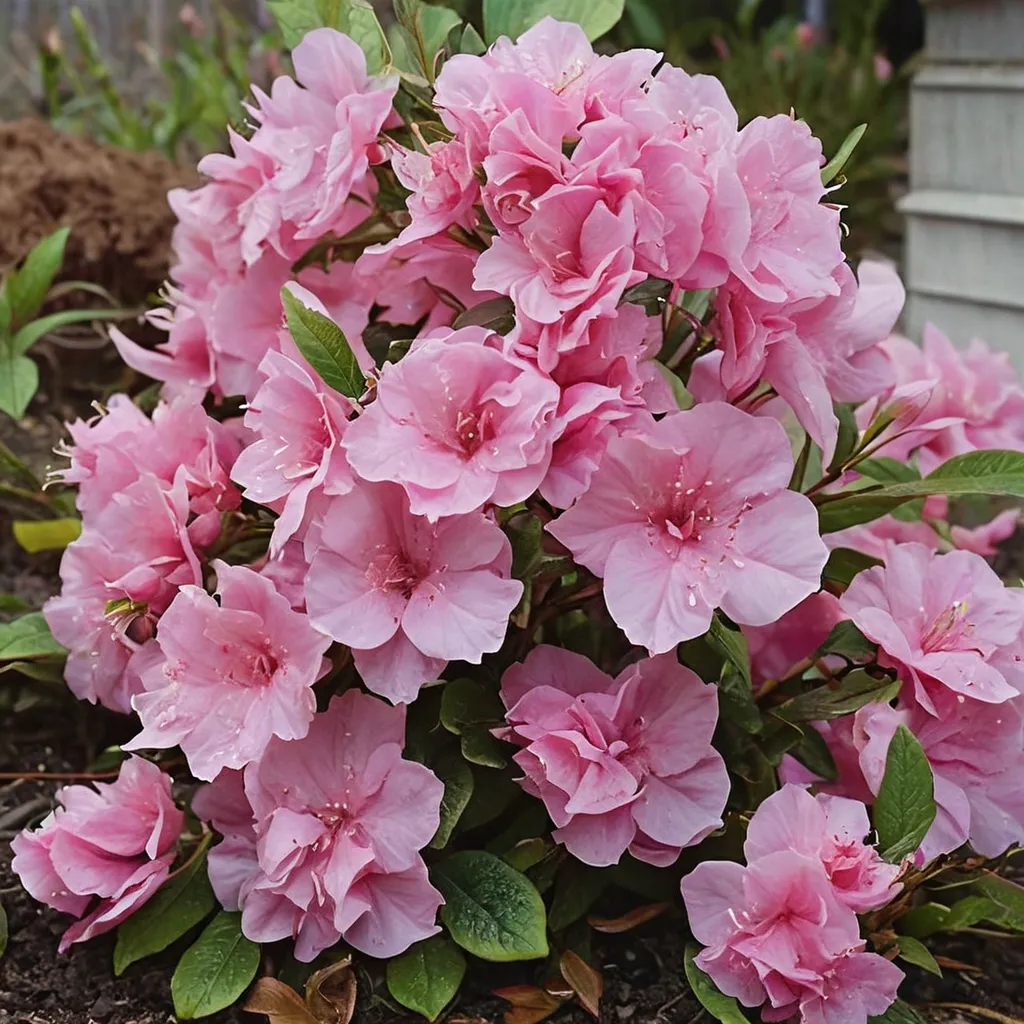 Rhododendron x hybrida Double Pink