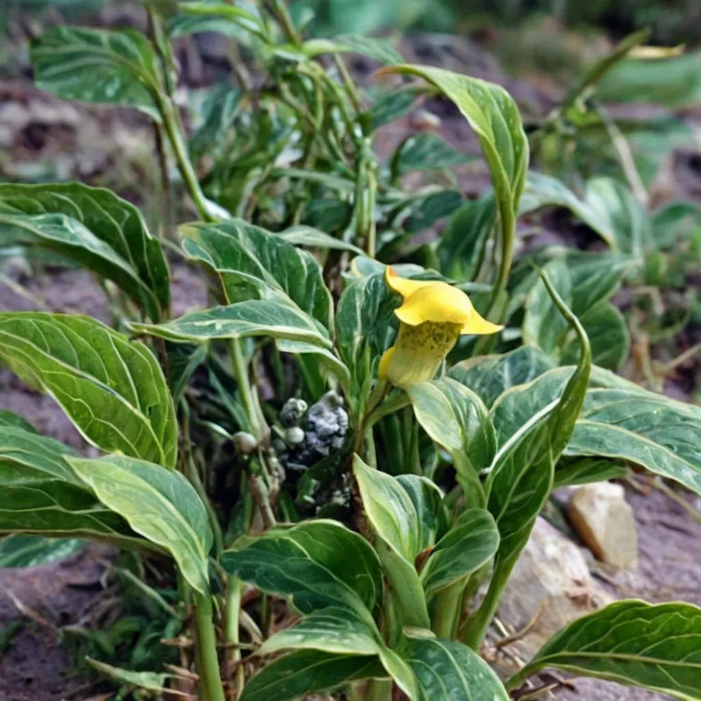 Yellow Cobra Lily