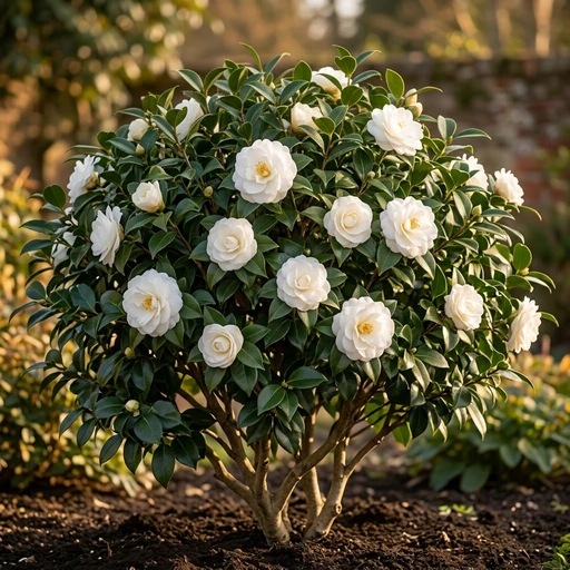 Victory White Japanese Camellia
