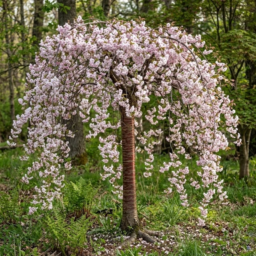 Pink Snow Showers Weeping Cherry