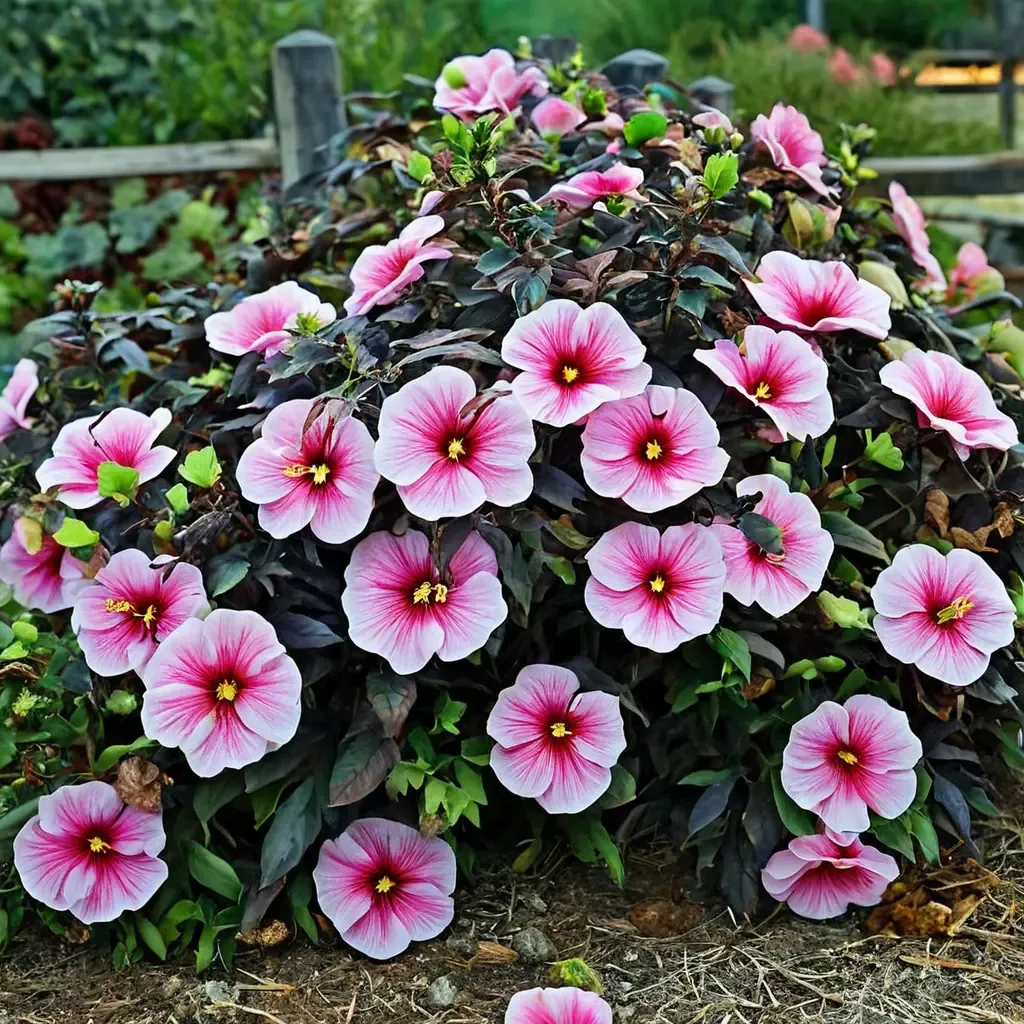 Starry Starry Night Rose Mallow
