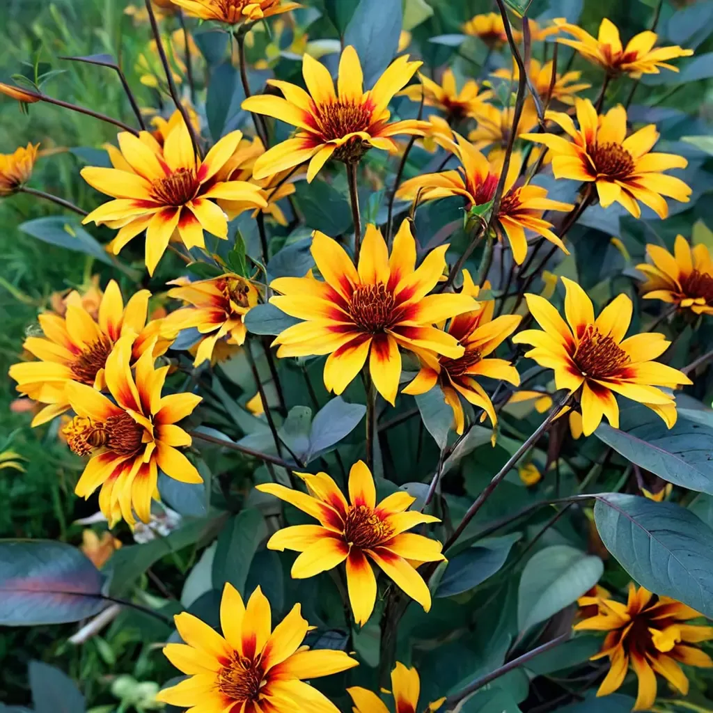 Burning Hearts False Sunflower