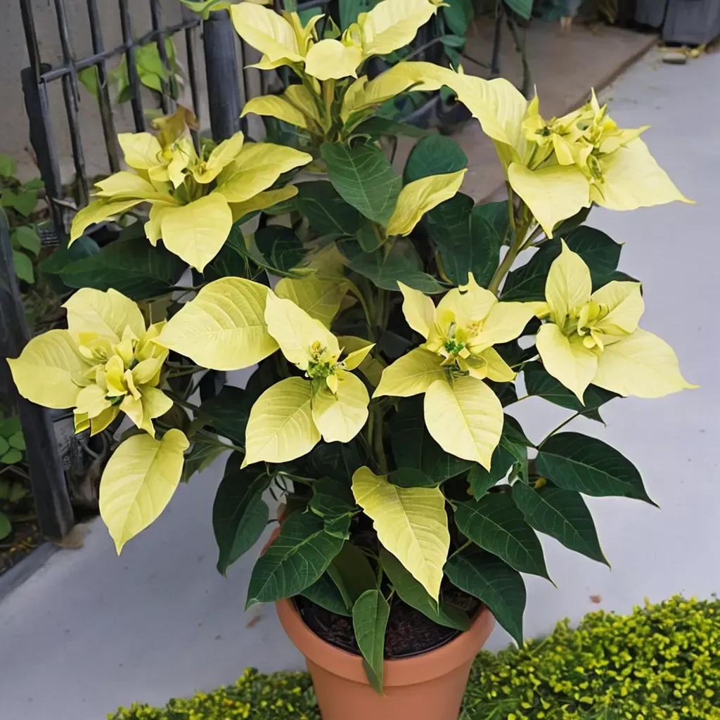 Poinsettia Color Flash Lime