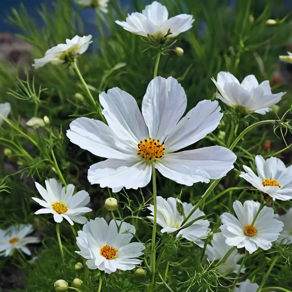 Cosmos Versailles White