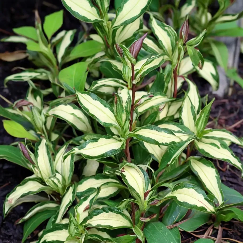 White Waves toad lily
