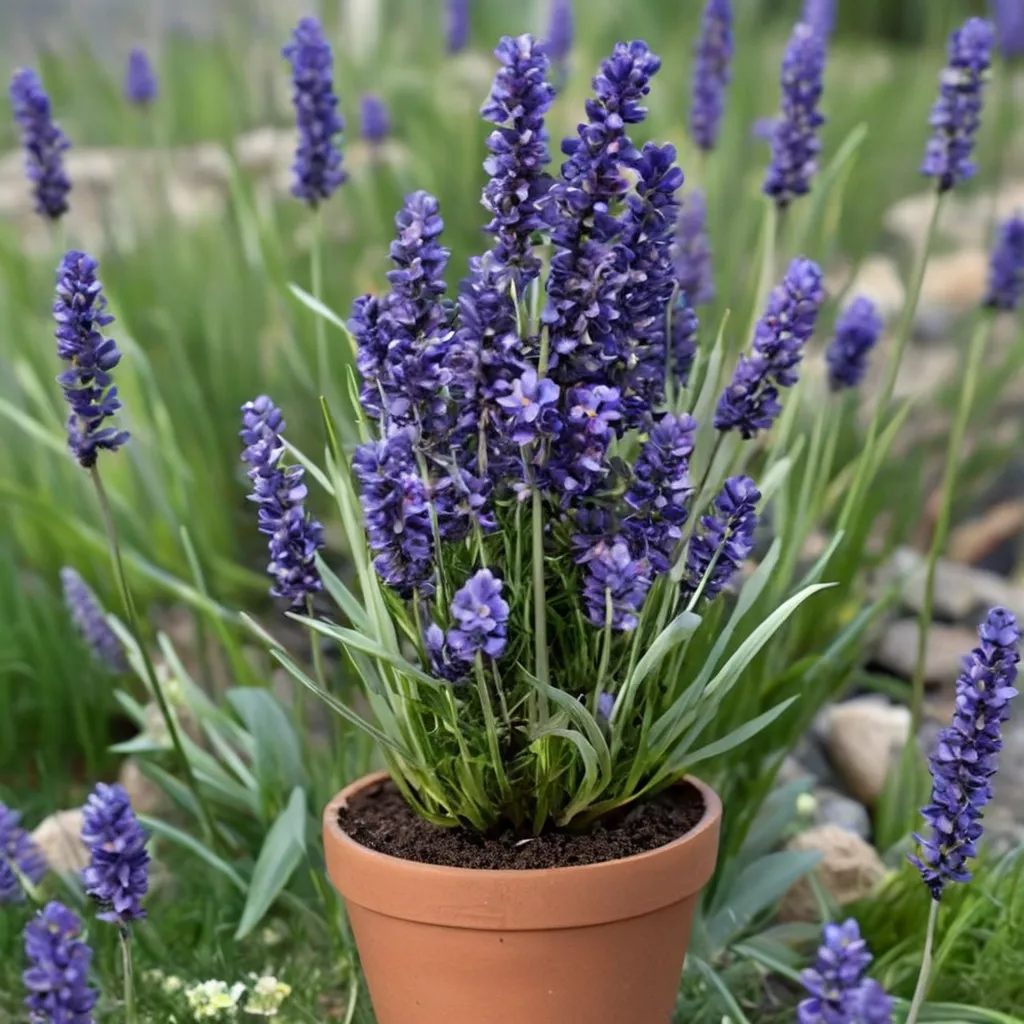 Lavender Blue Spear