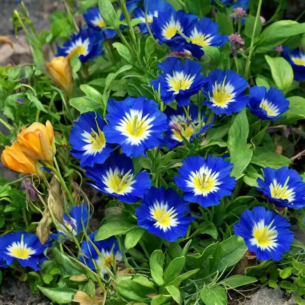Dwarf Morning Glory 'Blue Ensign'