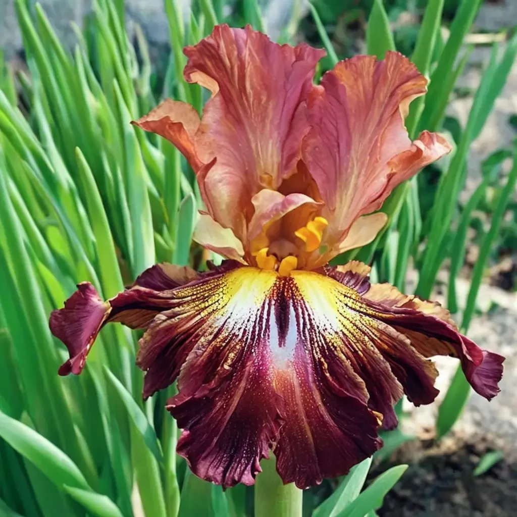 Fono's Reblooming German Iris