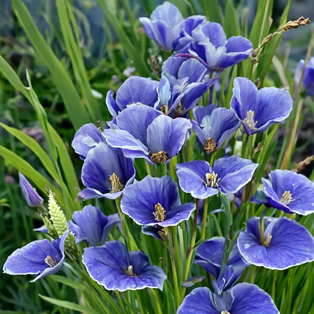 Siberian Iris 'Silver Edge'