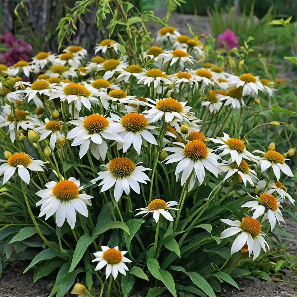 Pow Wow White Coneflower