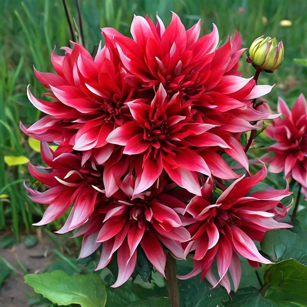 Red Labyrinth Dahlia