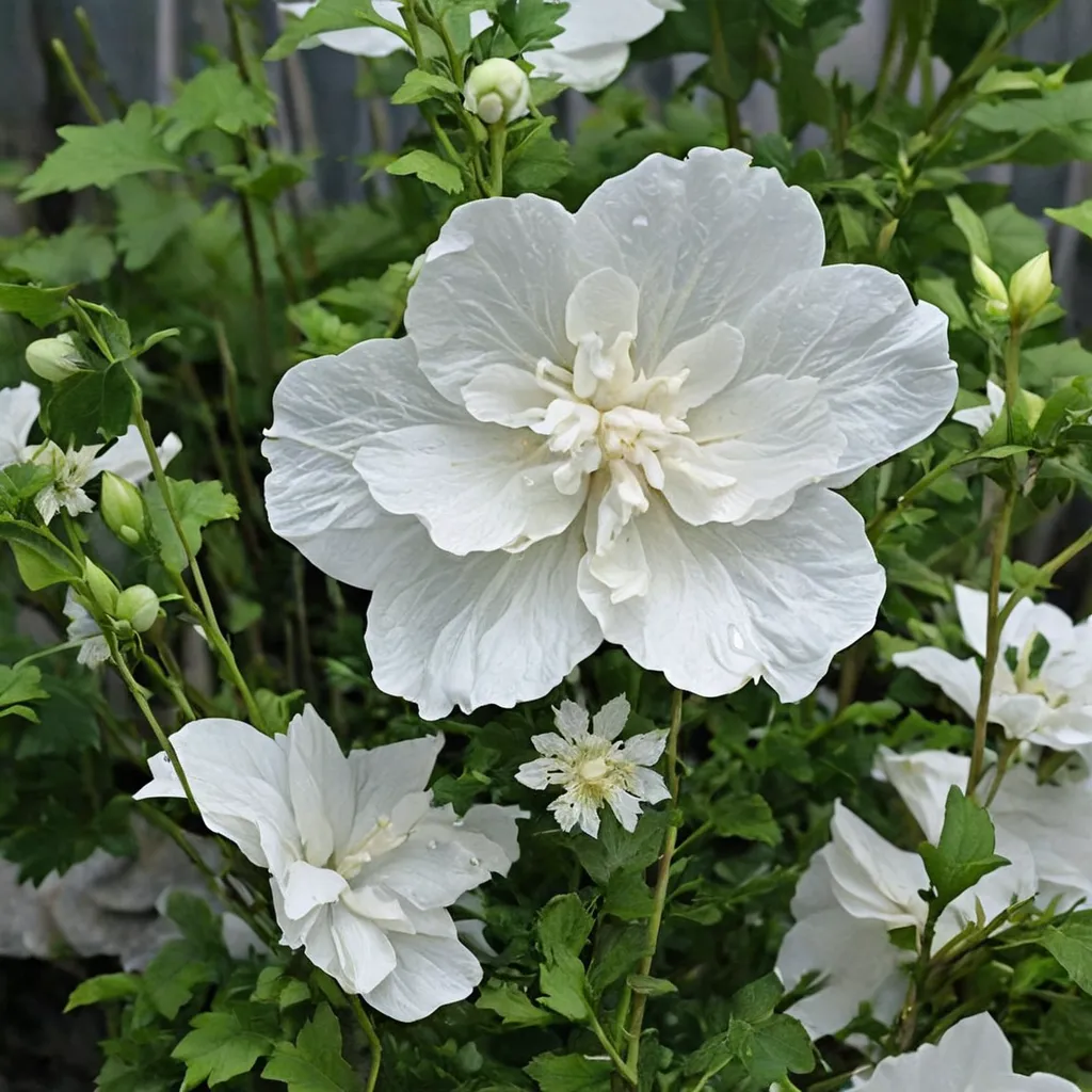 White Chiffon Hibiscus