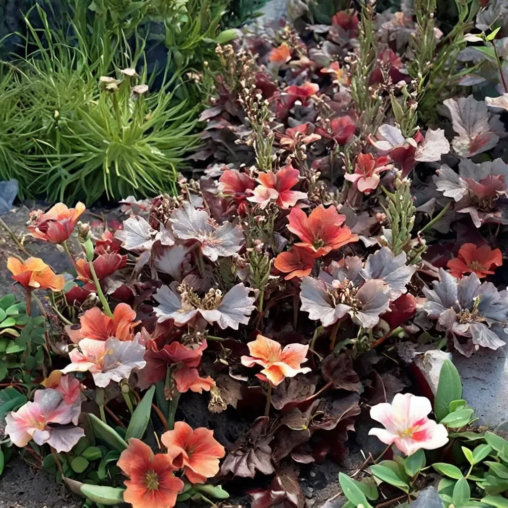 Melting Fire Coral Bells