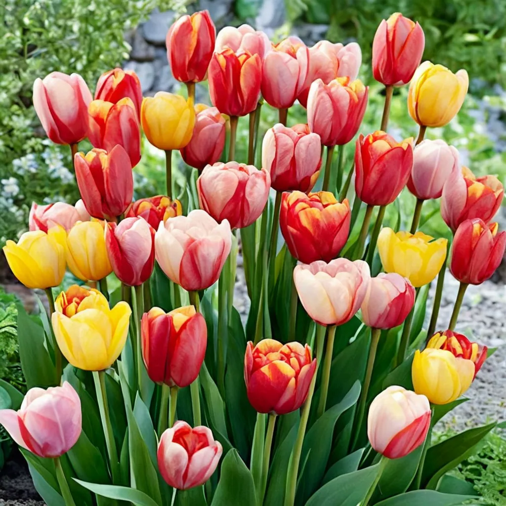 Mixed Tulip Flowers